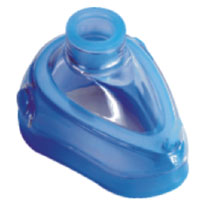 Silicon Tranparent Face Mask Blue