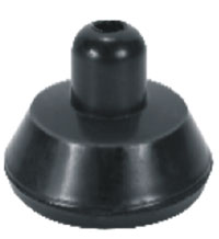 Face Mask Round Shape Black Rubber