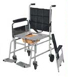 Folding Wheel Chair with Commode Arm